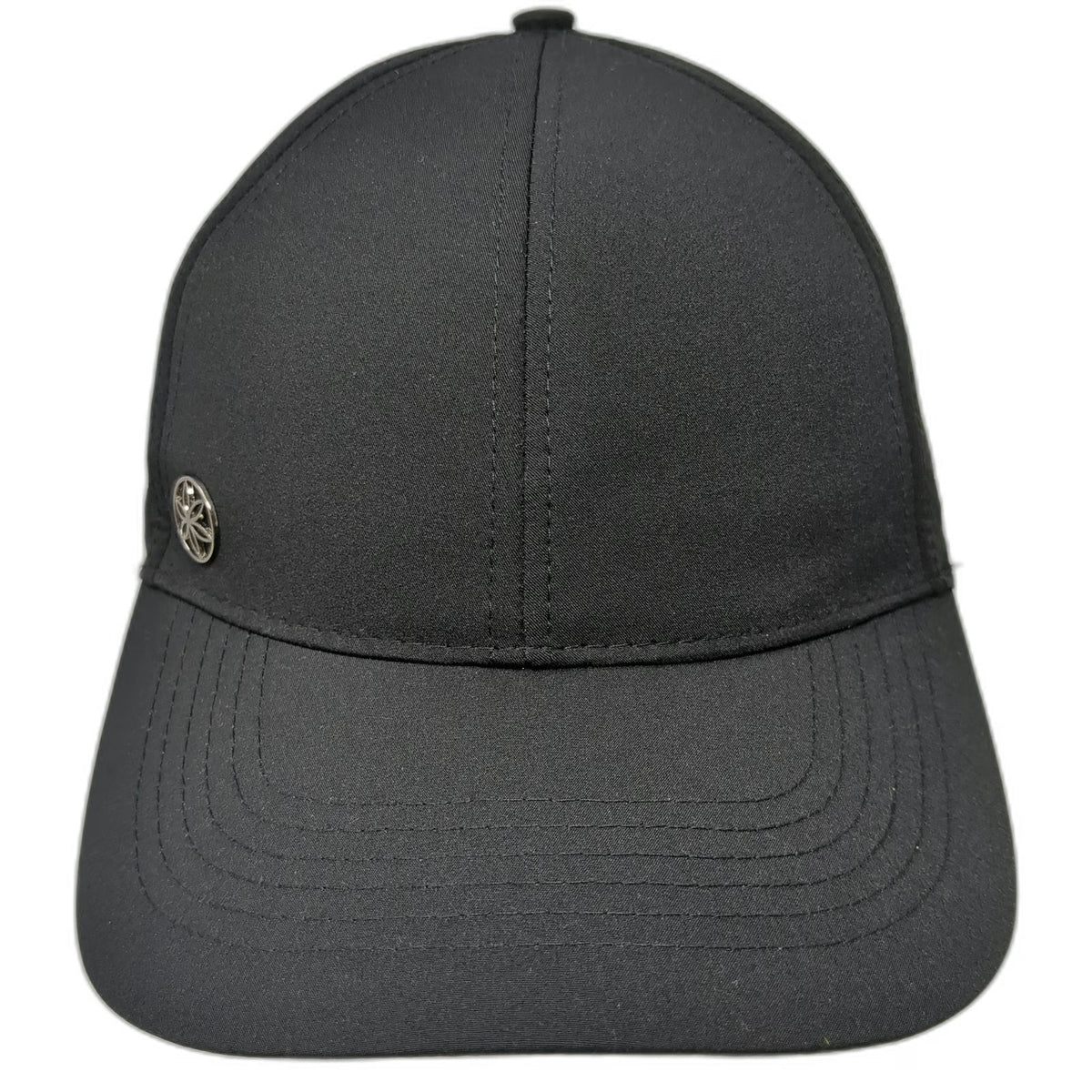 Gaiam Baseball Cap Black One Size Perforated Slideback Hat Running Athletic