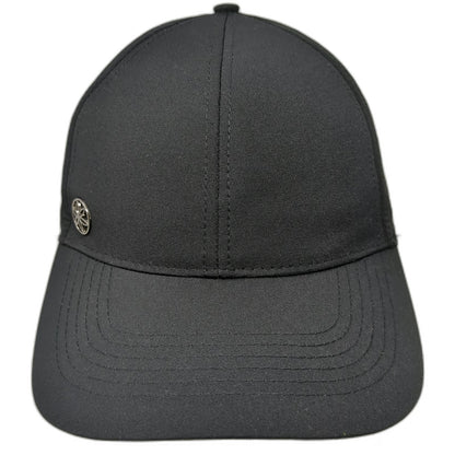 Gaiam Baseball Cap Black One Size Perforated Slideback Hat Running Athletic