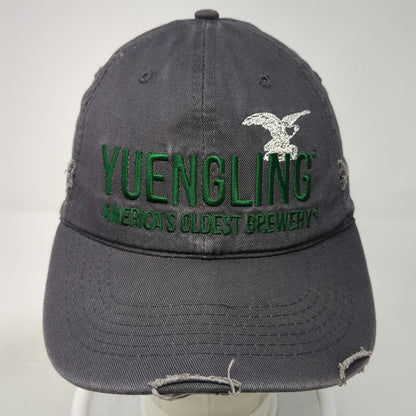 Yuengling Brewery Baseball Cap Gray One Size Frayed Eagle Embroidered Cotton Hat