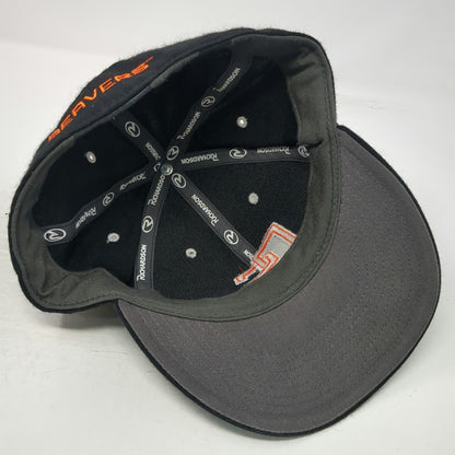 Oregon State Beavers NCAA Richardson Black 7 1/2 Cap Fitted Wool Embroidered Hat