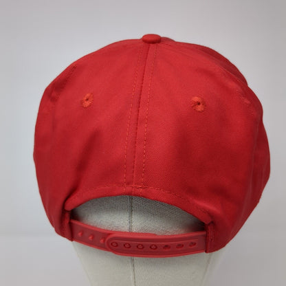 Jimmie's Truck Stop Citgo Madison Florida Snapback Hat Red OS Adjustable Rope