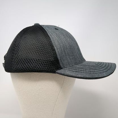 360 Apparel Baseball Cap Gray One Size Mesh Back Snapback Trimco Millwork Hat