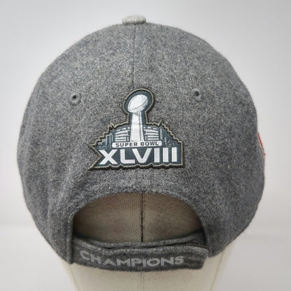 New Era Seattle Seahawks NFL Super Bowl XLVIII Champions Gray Baseball Cap OSFM