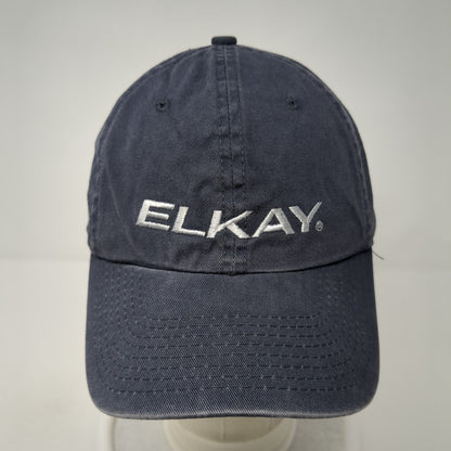 Elkay Fitted Hat Blue XL Embroidered OC Genuine Quality Solid 6 Panel