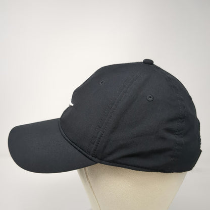 Nike Baseball Cap Black One Size Dri-Fit Legacy91 Swoosh Logo Strapback Hat Golf