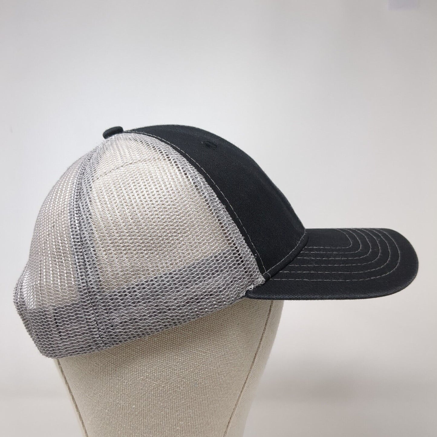 Backwoods Snapback Trucker Hat Gray OS Adjustable Mesh Back 6 Panel Brewery
