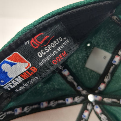 Oakland Athletics MLB OC Sports Baseball Cap Green Yellow One Size A's Logo Mesh