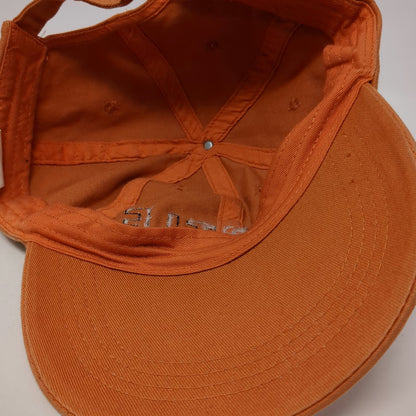 Strand Headwear Baseball Cap Orange Blue One Size Myrtle Beach Frayed Applique