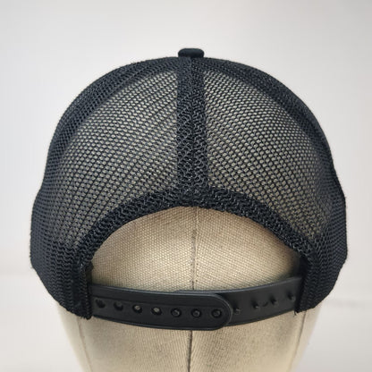 Western Trailers Trucker Hat Black One Size Mesh Back Snapback Patch Logo Cap
