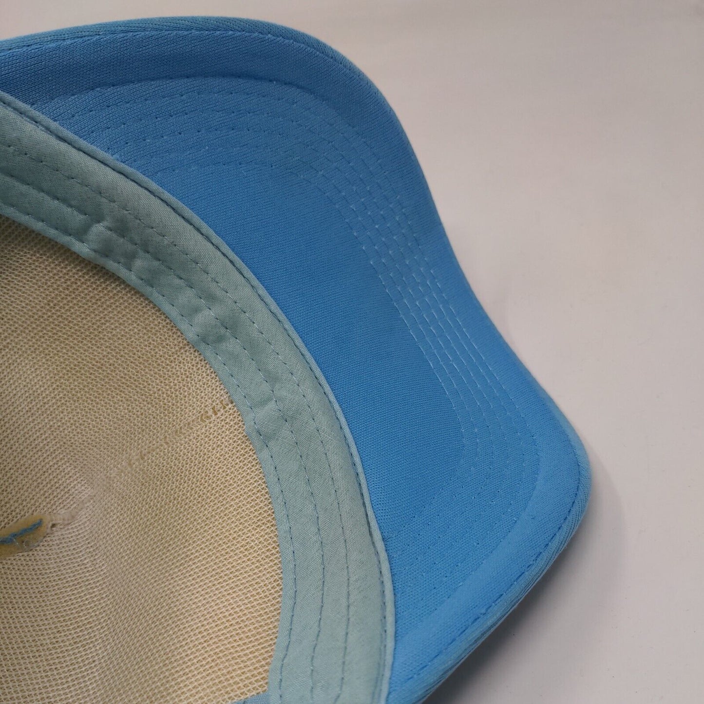 Nadie Como Dios Snapback Mesh Back Trucker Hat Blue One Size Breathable
