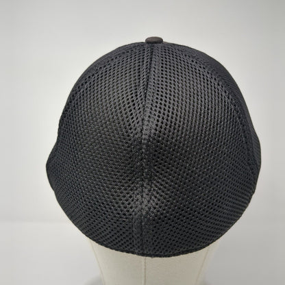 Hillcrest Est. 1940 Fitted Trucker Golf Hat Black L/XL Mesh Back TaylorMade