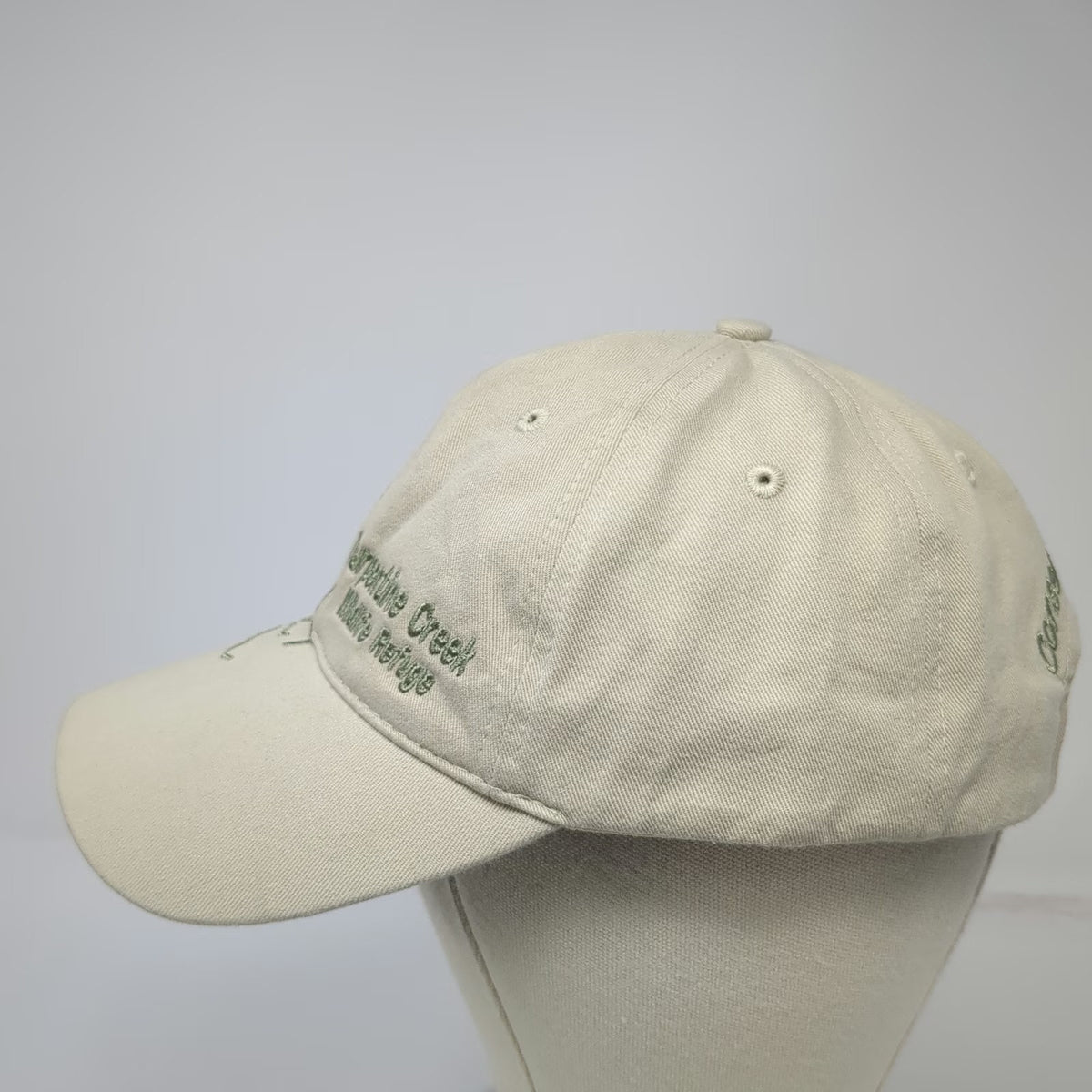 J Hats Baseball Cap Beige One Size Turpentine Creek Wildlife Refuge Tiger Hat