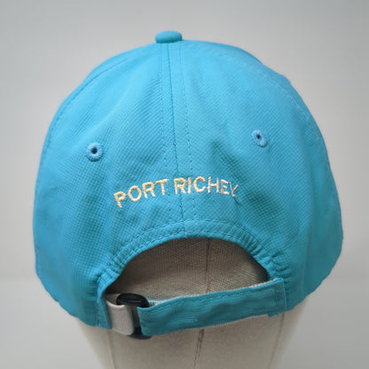 Hooters Port Richey Strapback Hat Blue One Size Adjustable Fahrenheit