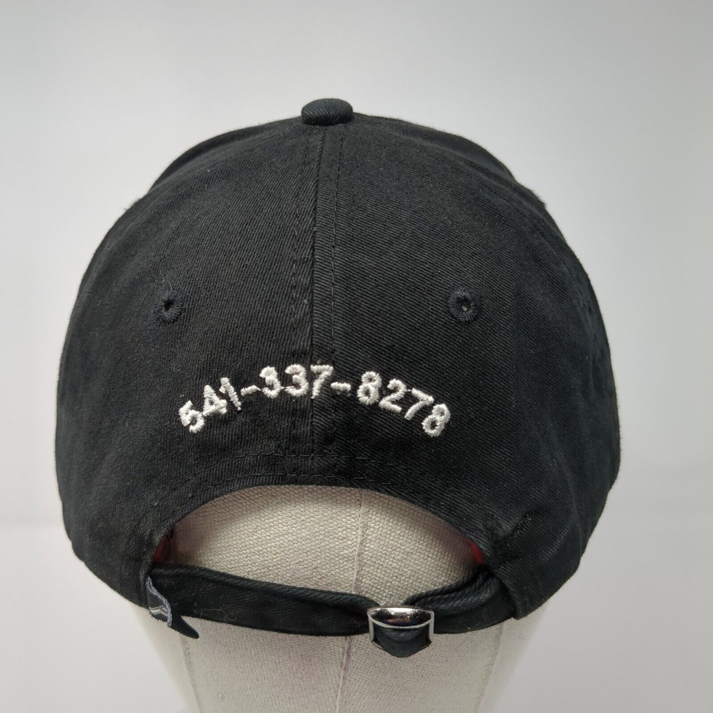 Bite Finders Slideback Hat Black OS Adjustable Embroidered Pacific Headwear