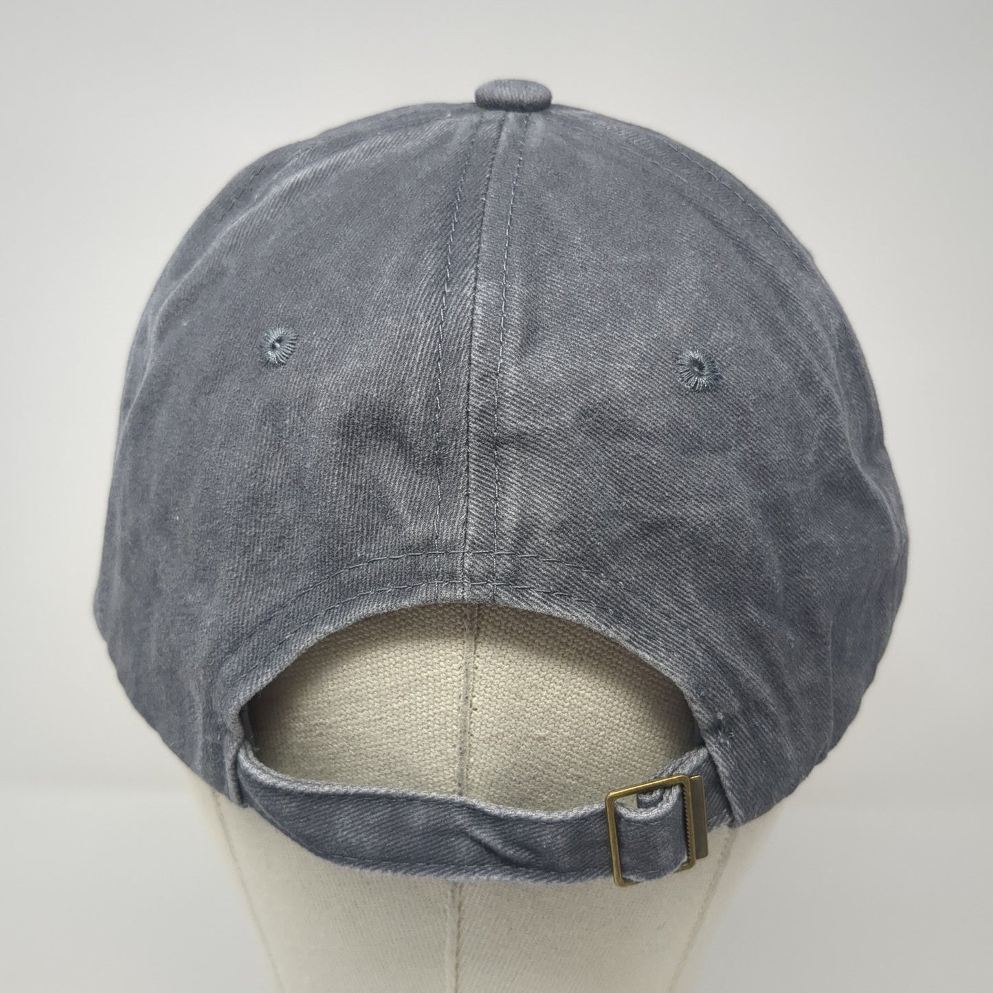 Football Mom Slideback Baseball Cap Gray One Size Adjustable Embroidered