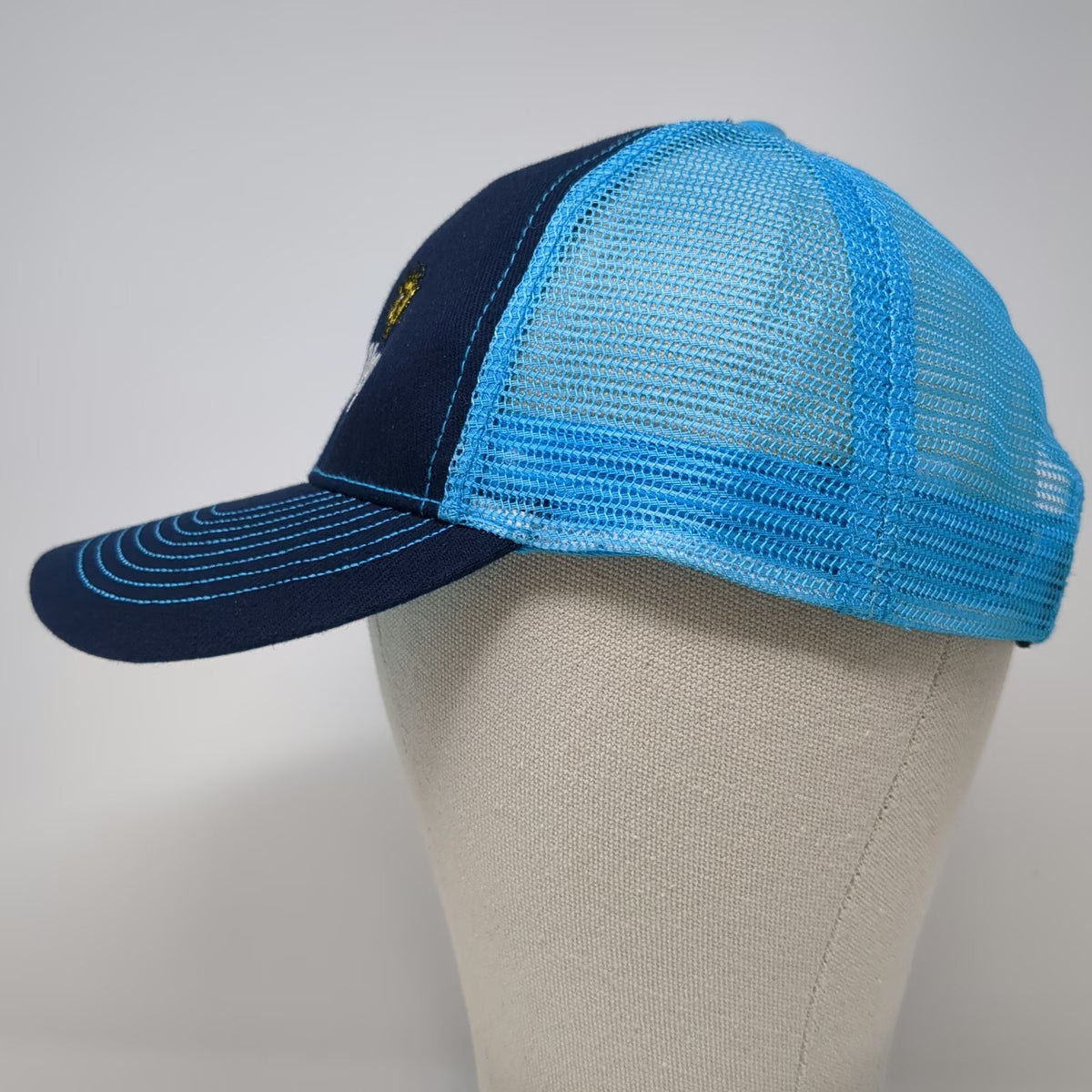 Infinity Global Baseball Cap Blue OS Mesh Back Strapback Sun Valley Hat Regional