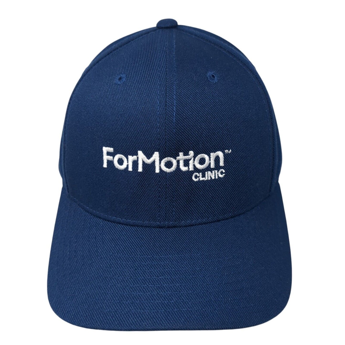 ForMotion Clinic Strapback Hat Blue One Size Adjustable Embroidered Decky