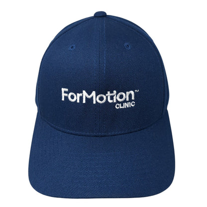 ForMotion Clinic Strapback Hat Blue One Size Adjustable Embroidered Decky