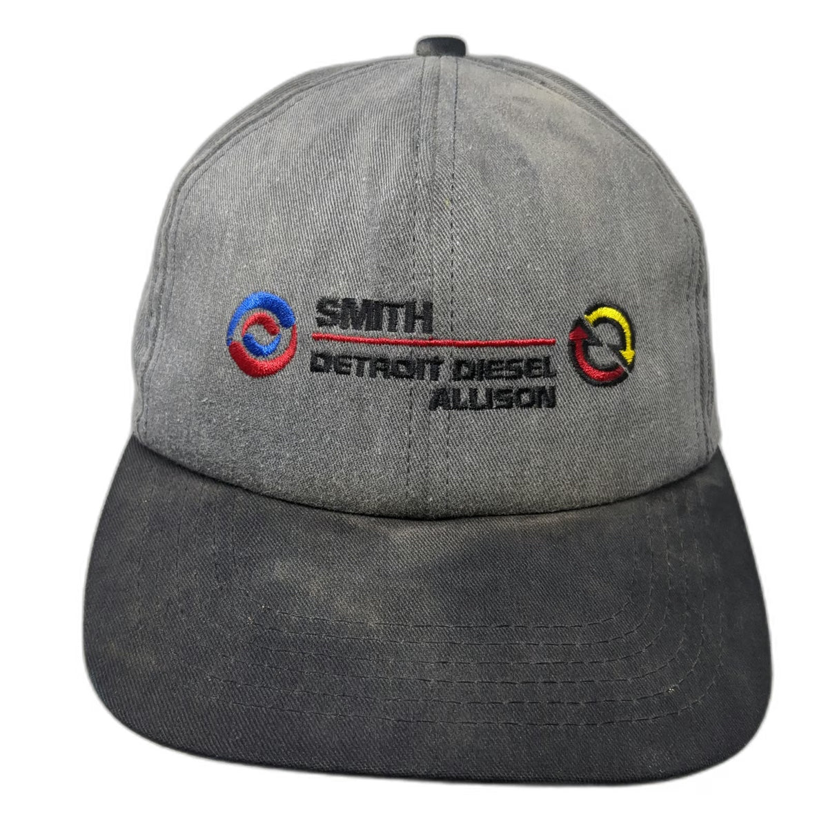 K-Products Snapback Gray Black Hat Smith Detroit Diesel Allison USA Vintage
