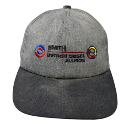 K-Products Snapback Gray Black Hat Smith Detroit Diesel Allison USA Vintage