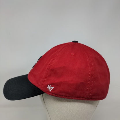 '47 Brand Indianapolis Indians MiLB Fitted Hat Red Black Size XL Embroidered