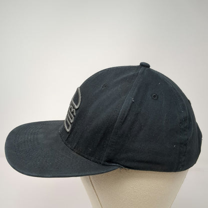 Shake Shack Snapback Black One Size Burger Embroidery Gray Underbrim Hat