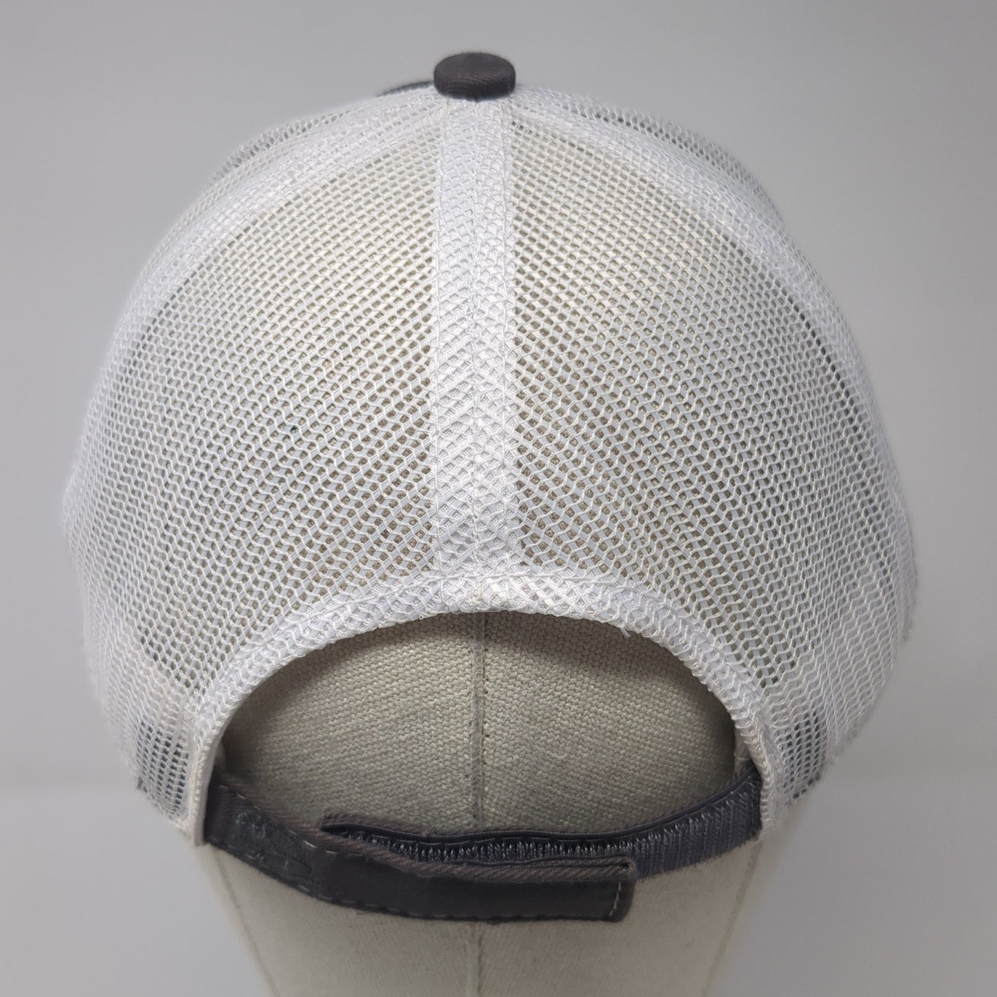 Evans Pipe & Steel Co Strapback Trucker Hat Gray One Size Mesh Back