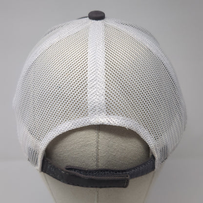 Evans Pipe & Steel Co Strapback Trucker Hat Gray One Size Mesh Back