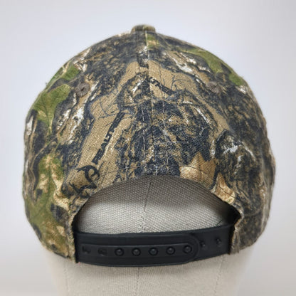 Realtree Snapback Green One Size Camo Embroidered Logo Forest Hunting Hat