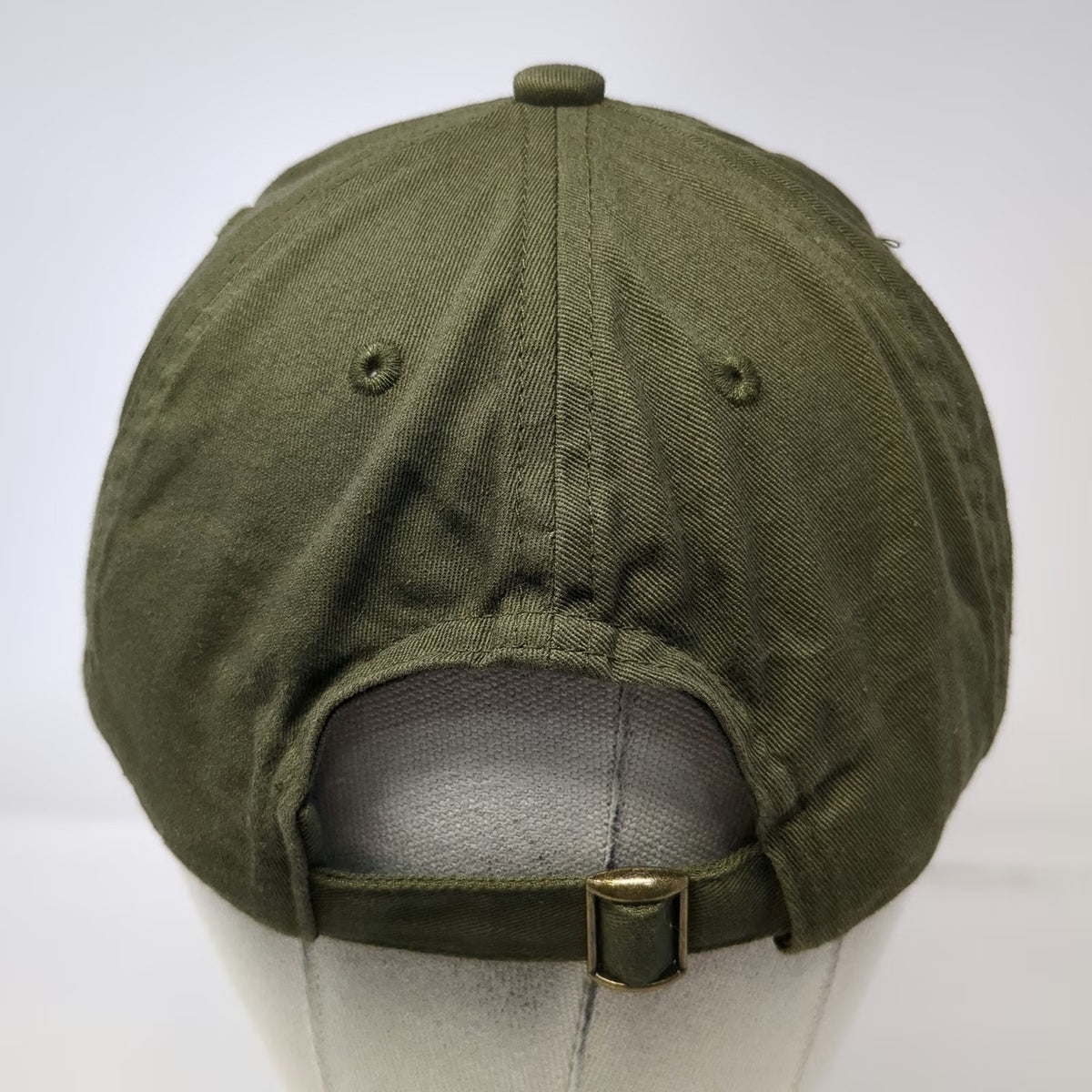 Mutual Weave Baseball Cap Green One Size Slideback Cotton Hat Embroidered Logo