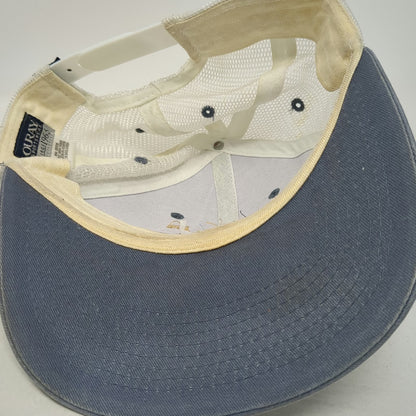 Ouray Regal Air Alaska Seaplane Trucker Hat Blue One Size Snapback Mesh Design