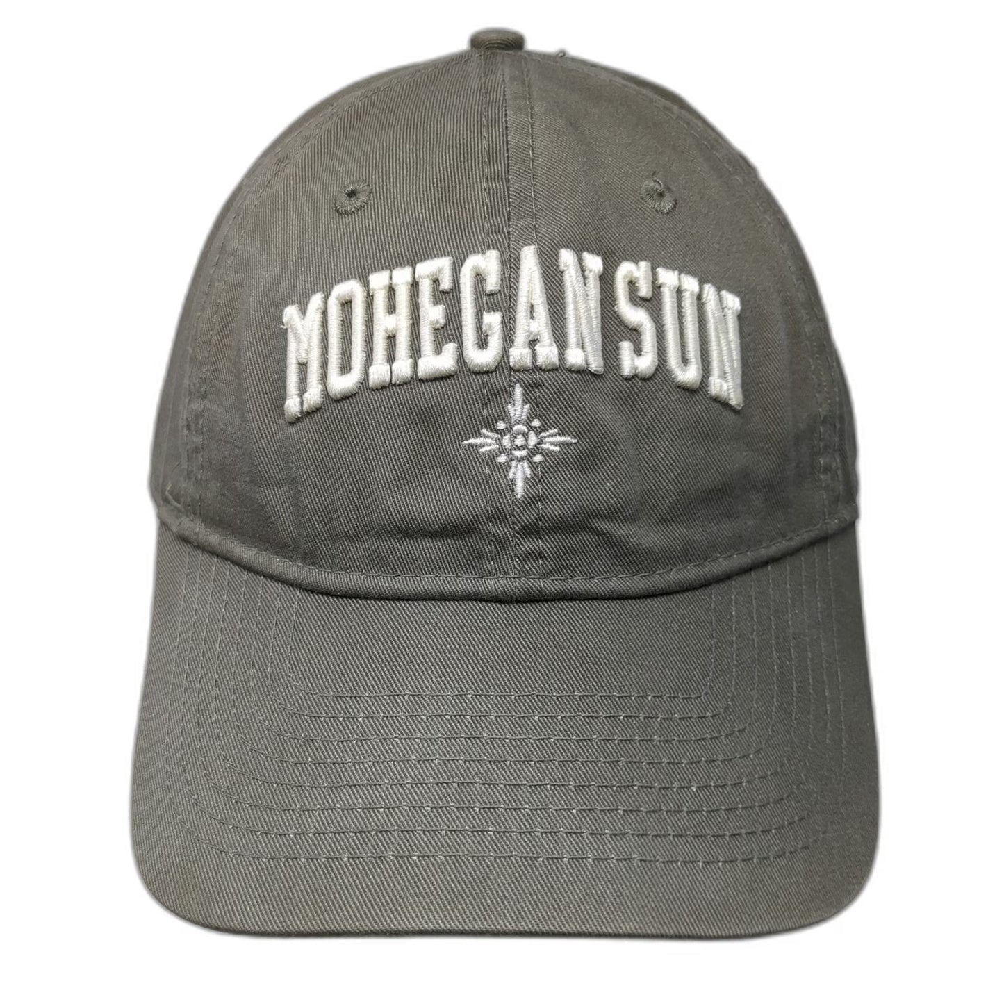 Mohegan Sun Baseball Cap Green One Size Cotton Slideback Embroidered Star Hat