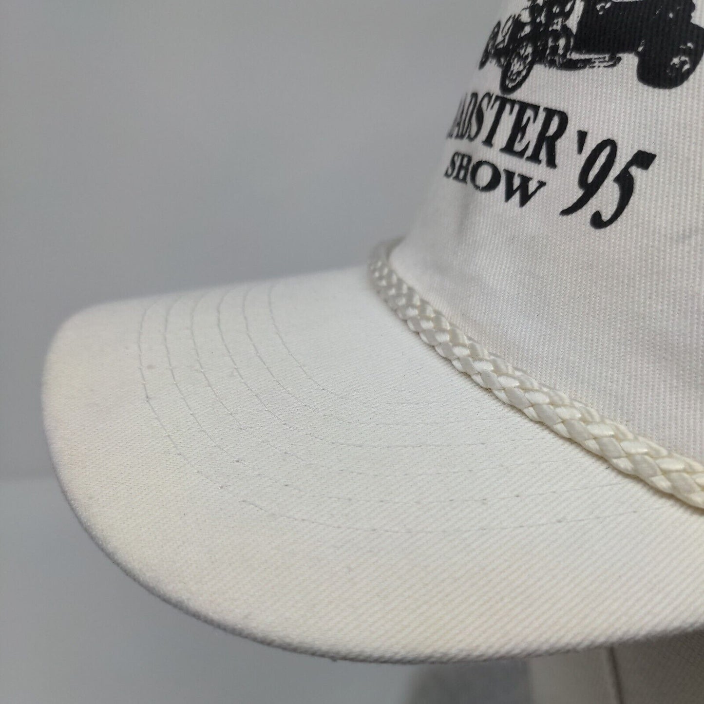 Tires Les Schwab Boise Roadster Show '95 Snapback Hat White OSFA Rope KC Caps