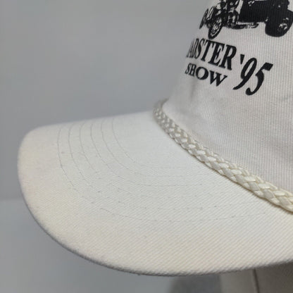 Tires Les Schwab Boise Roadster Show '95 Snapback Hat White OSFA Rope KC Caps