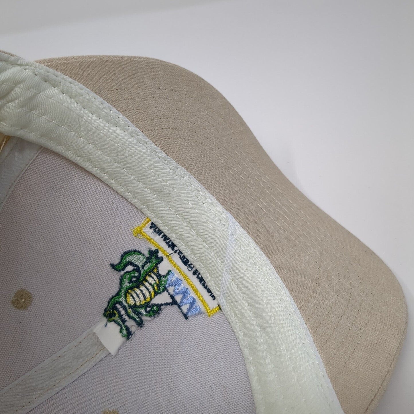 Aquatic Weed Control Slideback Baseball Cap Beige One Size Adjustable Hit Wear