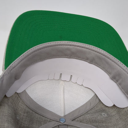 Driven Snapback Hat Gray One Size Adjustable Embroidered The Classics Yupoong