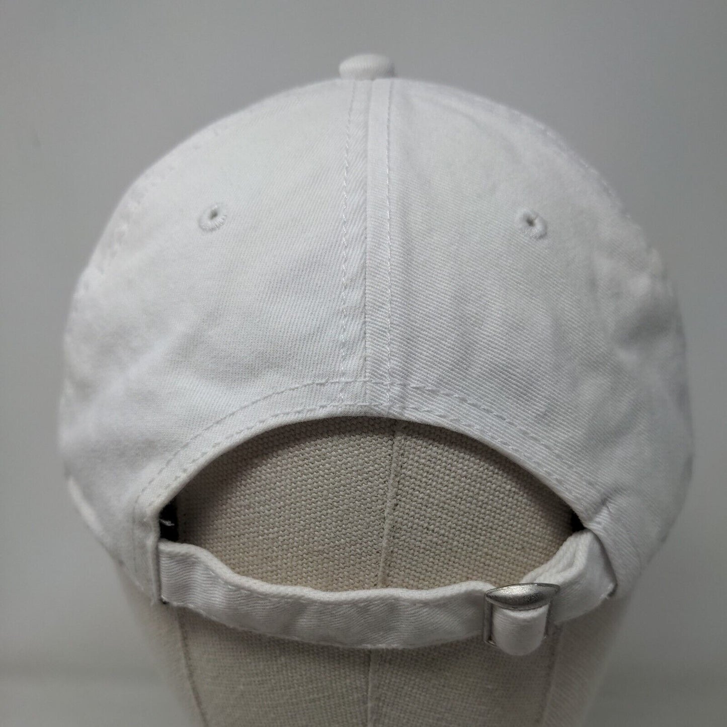 Coke Slideback Hat White OSFM Embroidered Rainbow Letters Coca-Cola
