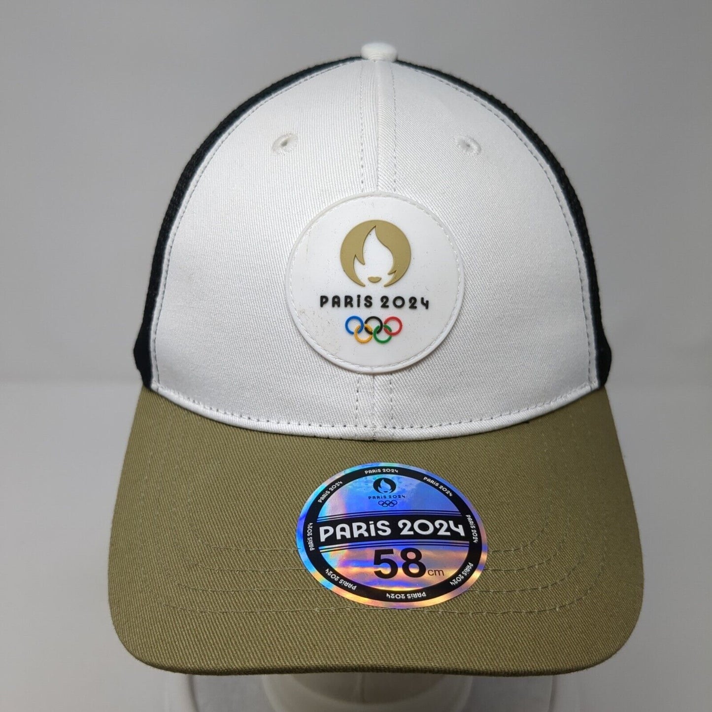 Paris 2024 Olympics Snapback Trucker Hat Multi 58cm Mesh Back W/Tags