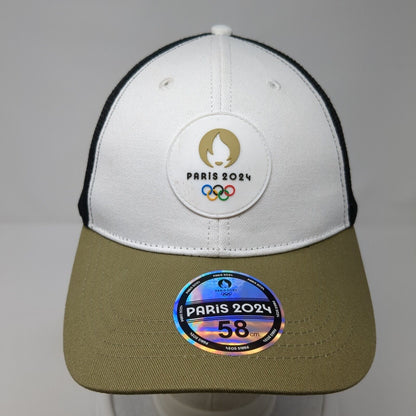 Paris 2024 Olympics Snapback Trucker Hat Multi 58cm Mesh Back W/Tags