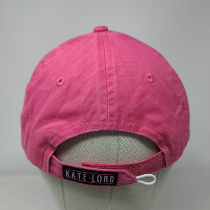 Thanks Birth Control Strapback Hat Pink Ladies Fit Embroidered Ahead