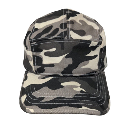 KB ETHOS Slideback 5 Panel Hat Gray Camo One Size Adjustable Vent Holes