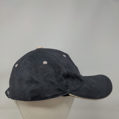 Aruba One Happy Island Strapback Hat Black 58cm Embroidered 6 Panel