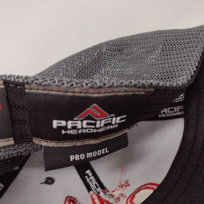 N Boise Fitted Mesh Back Trucker Hat Gray 7 3/8-8 Pacific Headwear