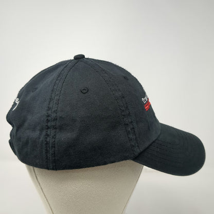 Otto Baseball Cap Black One Size Nikon Hunting Spot On Target Logo Strapback Hat