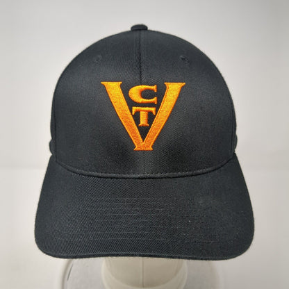 CTV Fitted Hat Black L/XL Embroidered Flexfit Vented Holes Port Authority