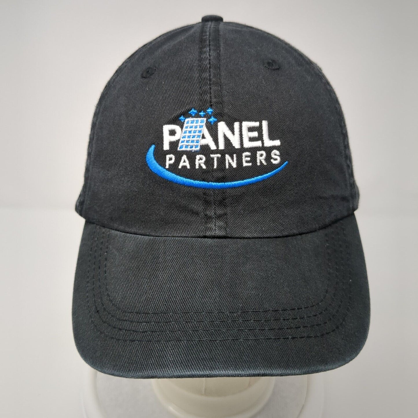 Panel Partners Slideback Hat Black One Size Embroidered Alternative