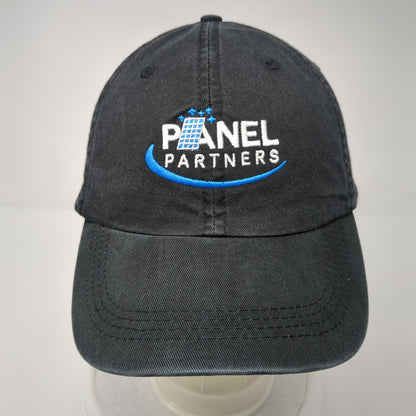 Panel Partners Slideback Hat Black One Size Embroidered Alternative