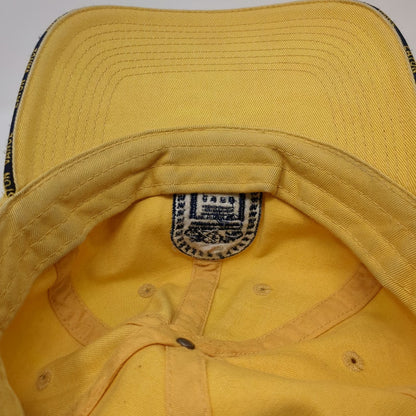 Vitronic Eaton Vance Yellow One Size Baseball Cap Slideback Hat Logo Brim Text