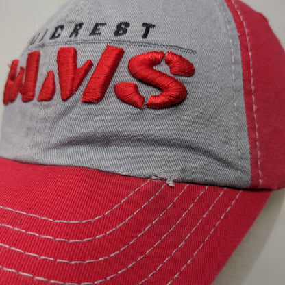 Hillcrest Rams Strapback Hat Red One Size Adjustable Embroidered 6 Panel Cotton