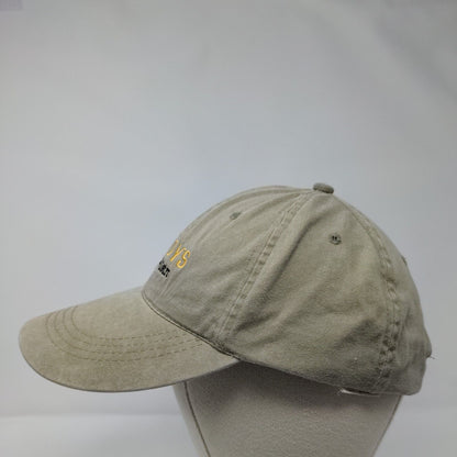 Goldy's Breakfast Bistro Slideback Hat Tan OSFA Solid Embroidered Otto